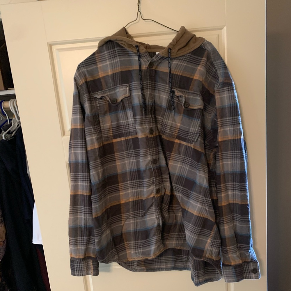 Columbia Flannel Hoodie